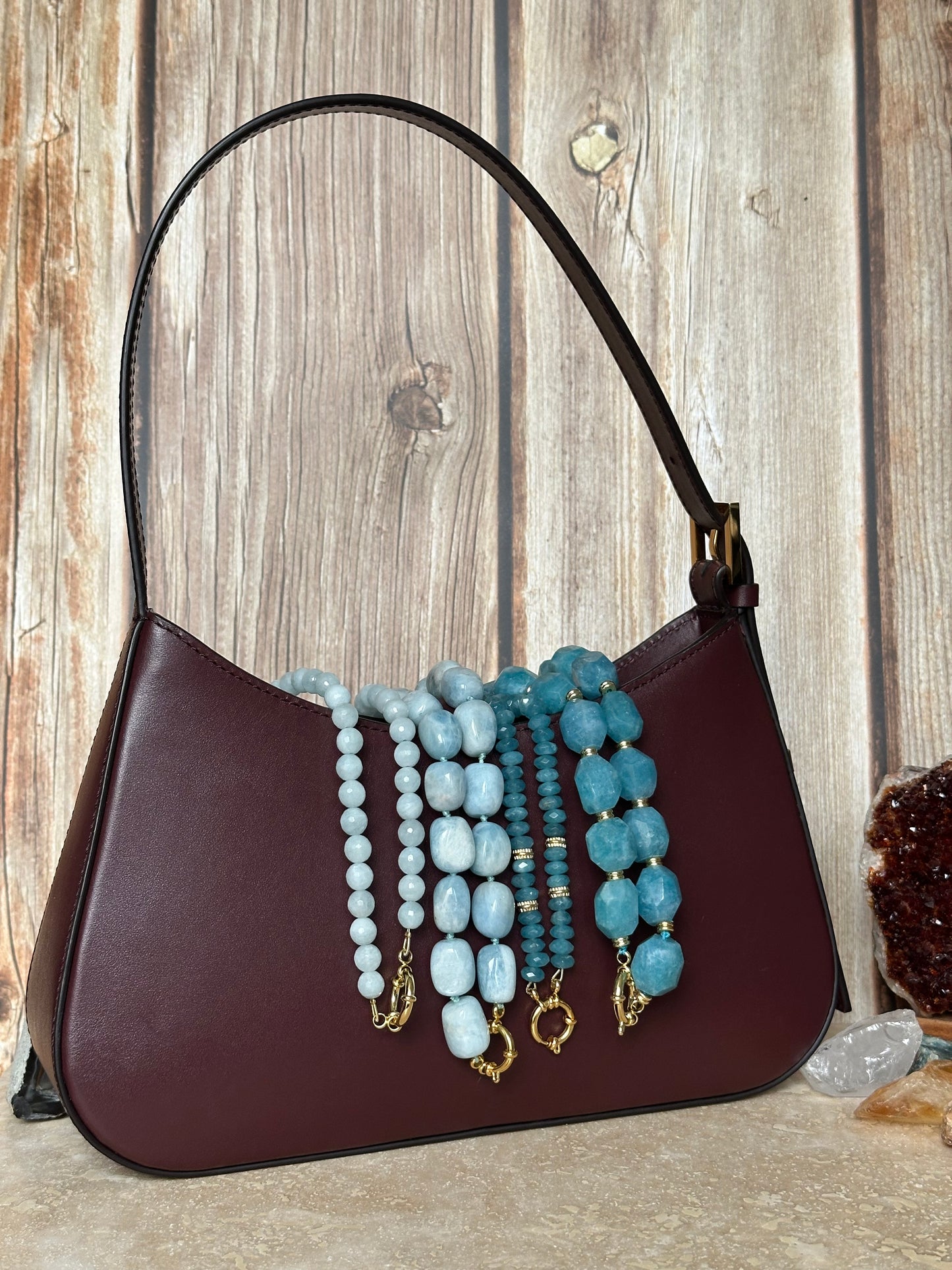 Short Aquamarine Necklace