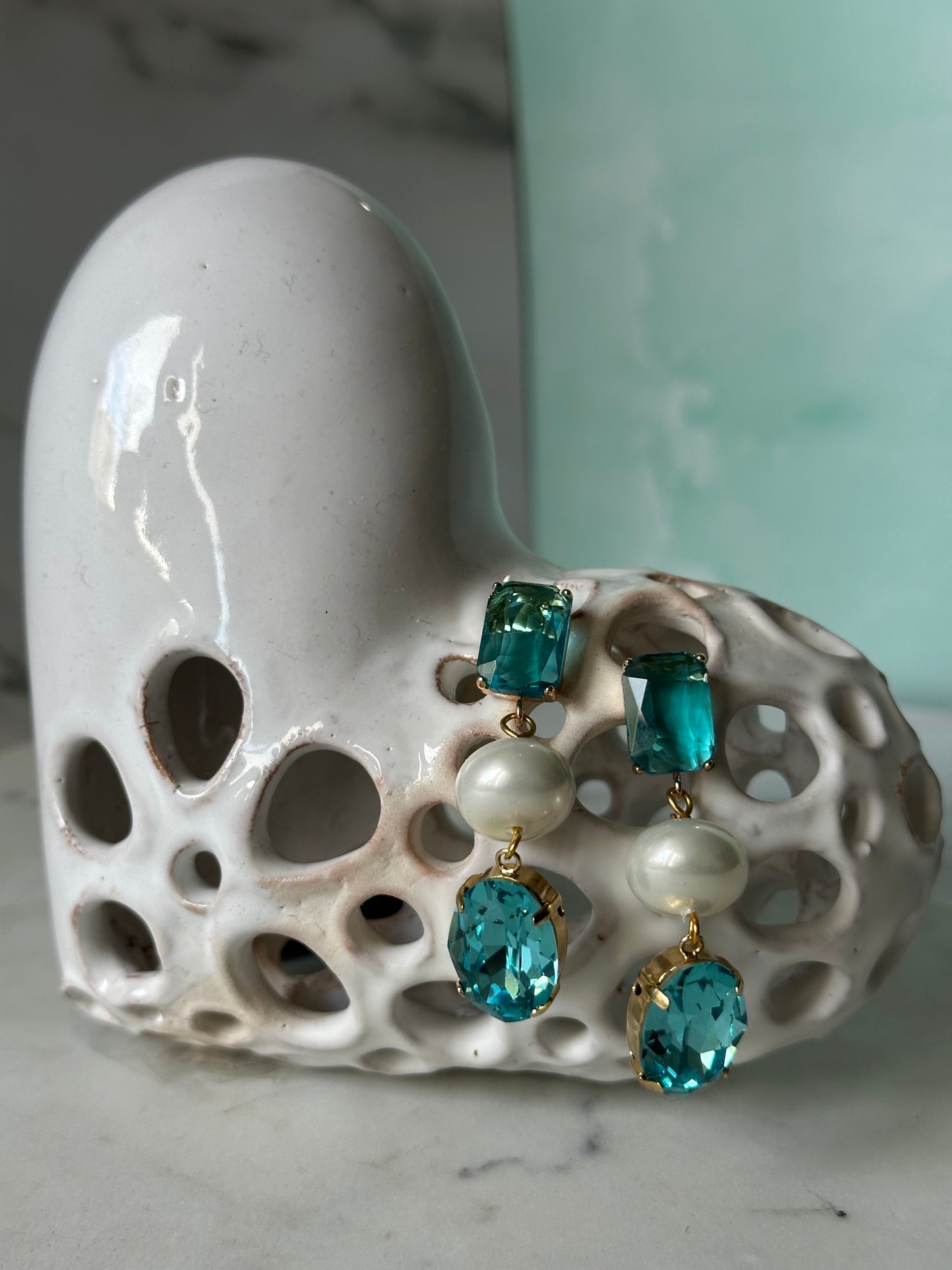 Turquoise & Pearls
