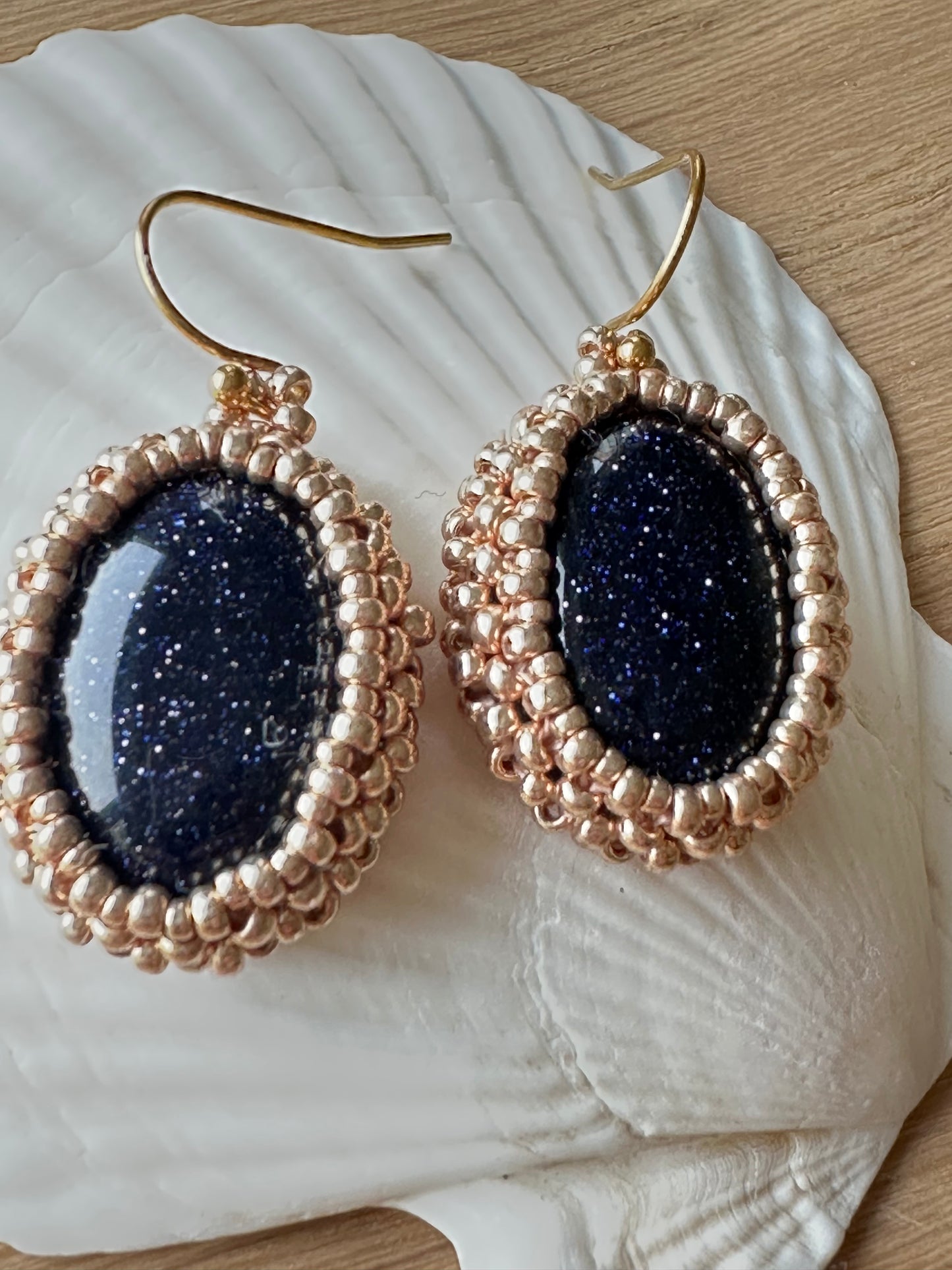 Blue Sandstone Earrings