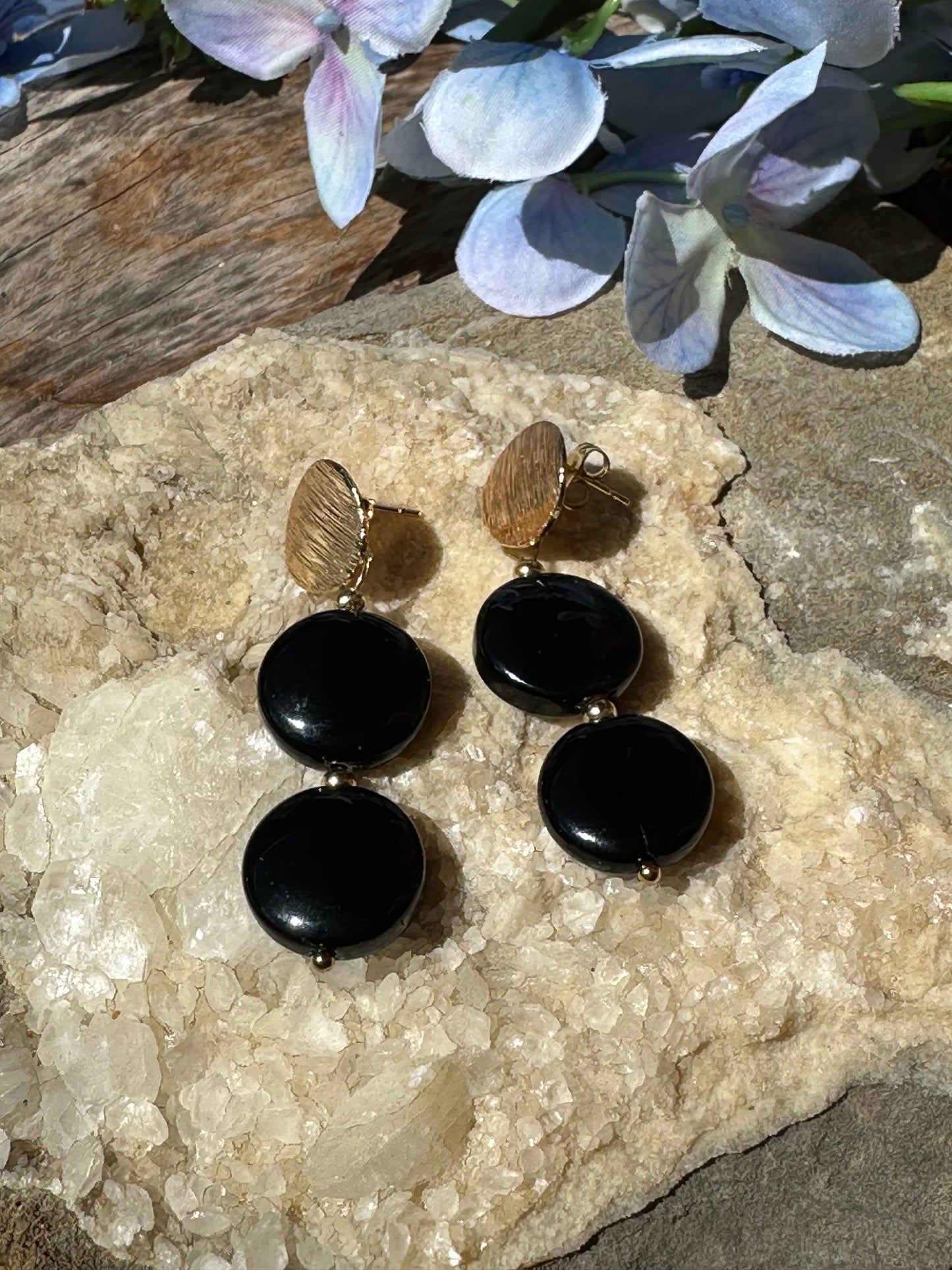 Black Onyx Earrings