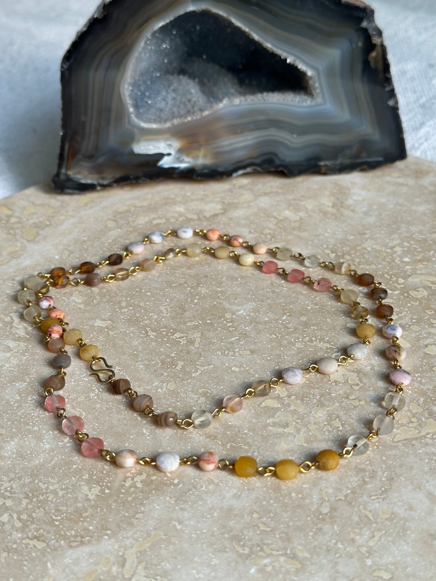Agate necklace