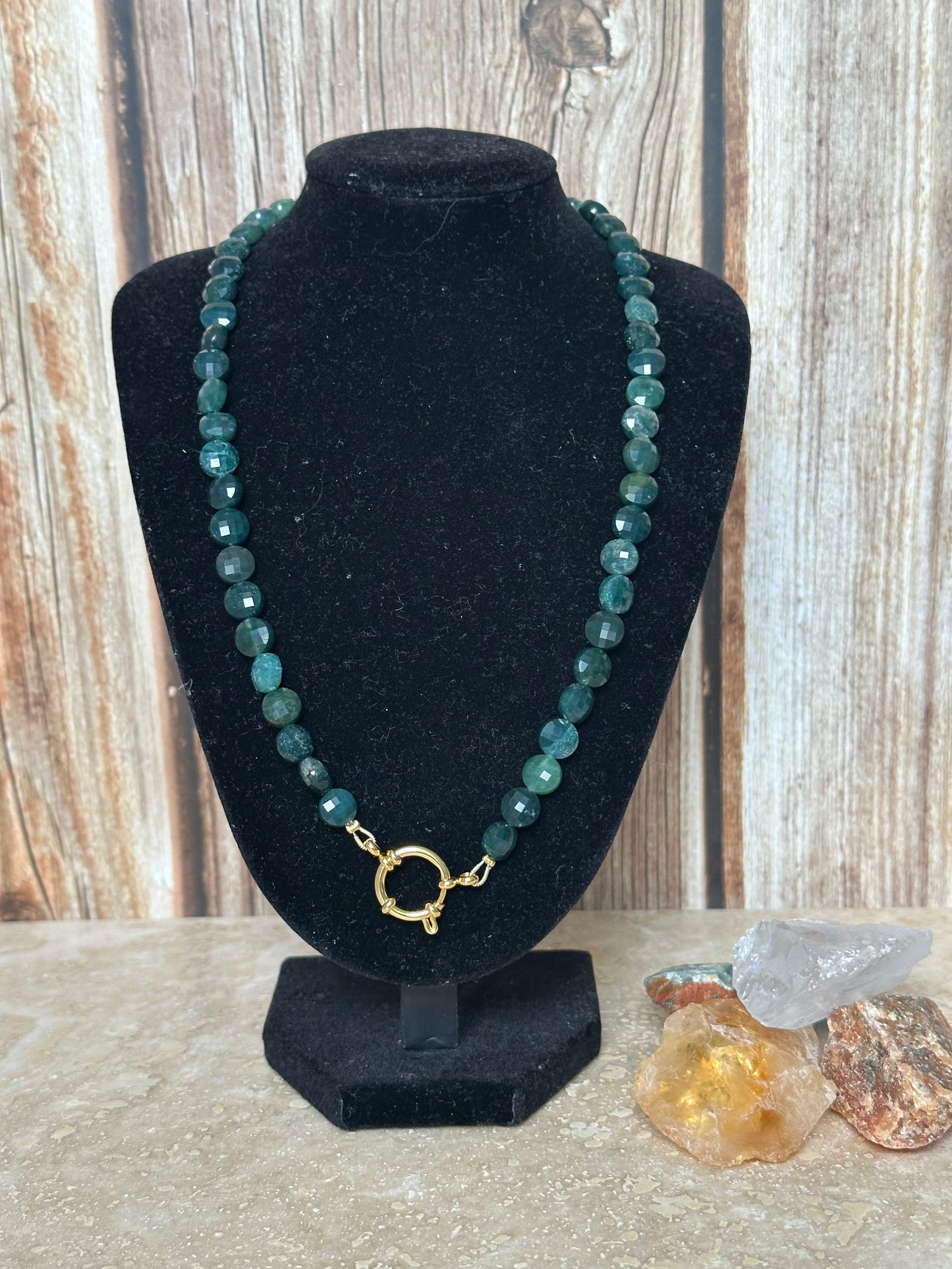 Moss Agate Necklace