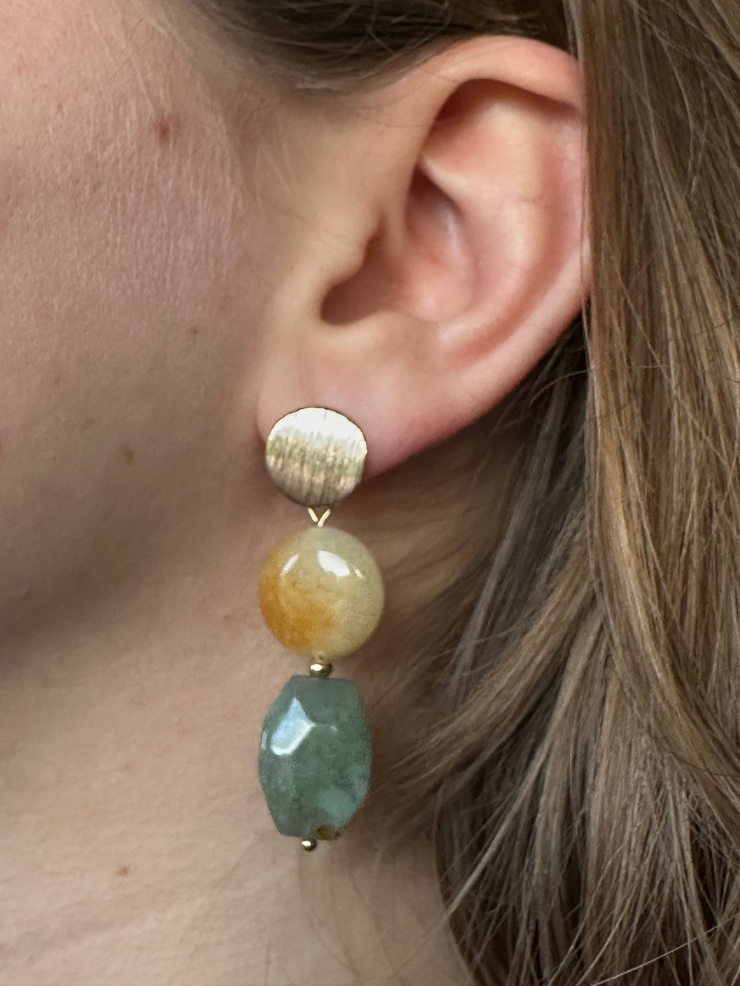 Agate Earring